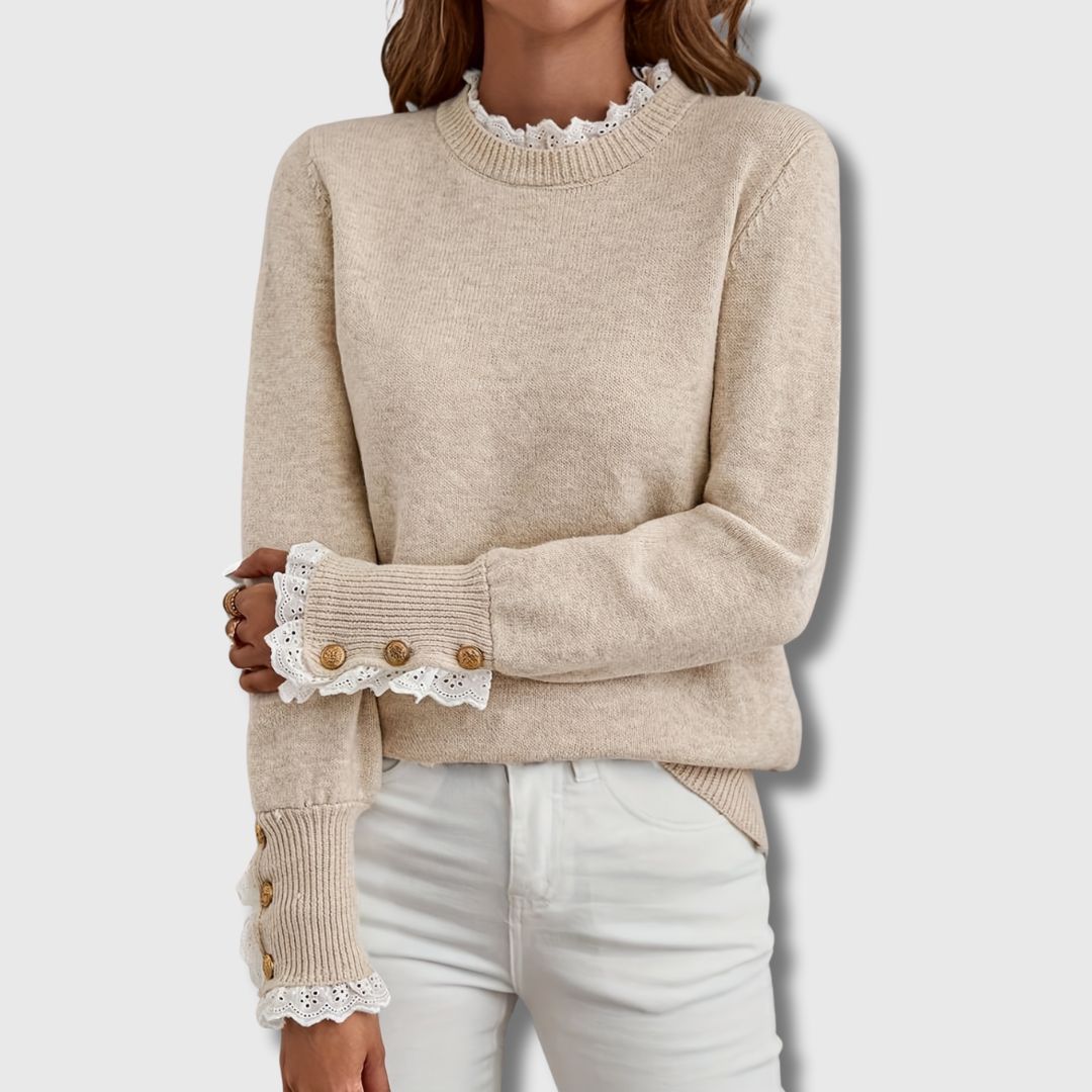 Tala | Weiches Strickoberteil mit zarten Details