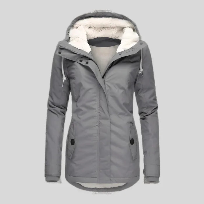 Wasserdichte Winterjacke mit praktischer Kapuze