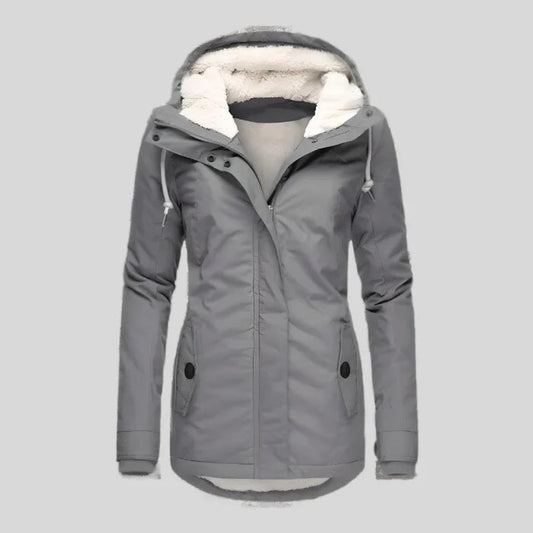 Wasserdichte Winterjacke mit praktischer Kapuze