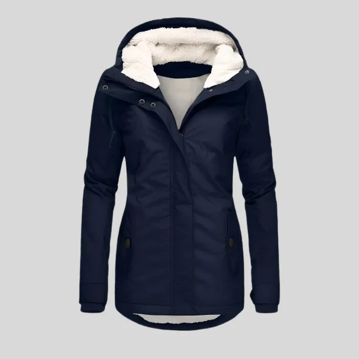 Wasserdichte Winterjacke mit praktischer Kapuze