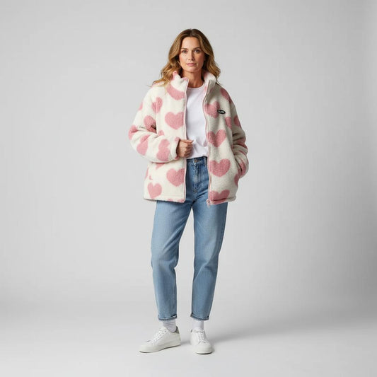 Wendbare Herzchen-Jacke