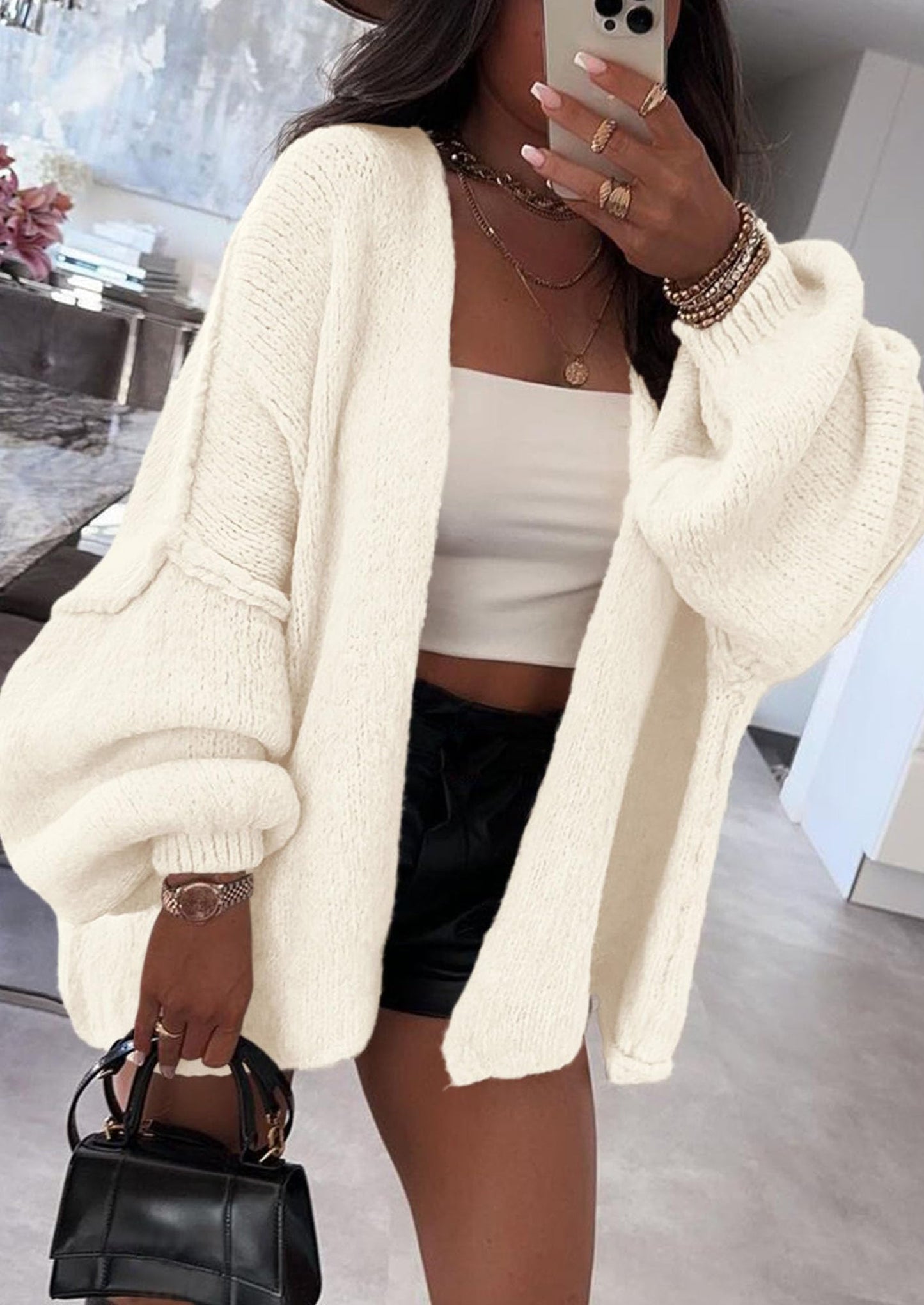 KAROLIN - Oversized Cardigan
