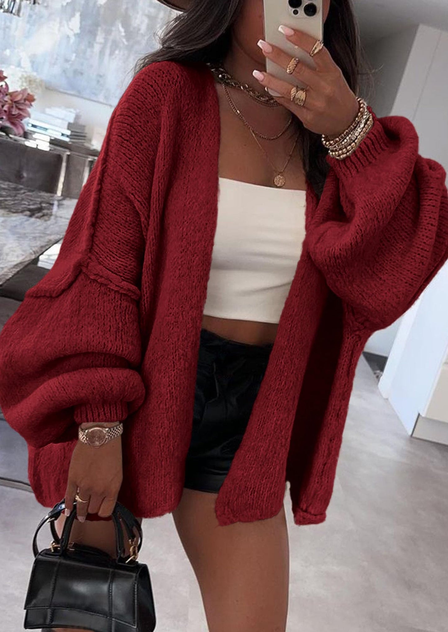 KAROLIN - Oversized Cardigan