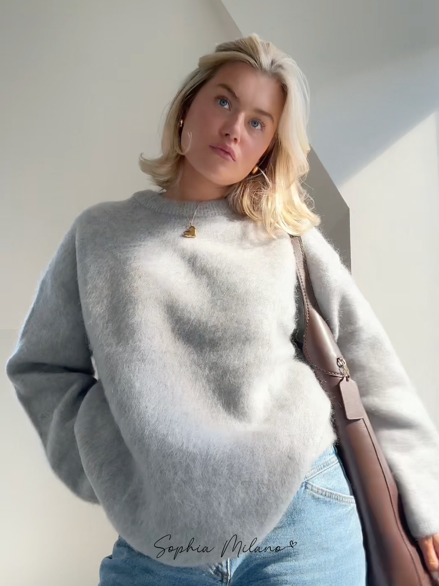 SOPHIA - Mohair Rundhals