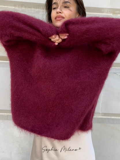 SOPHIA - Mohair Rundhals
