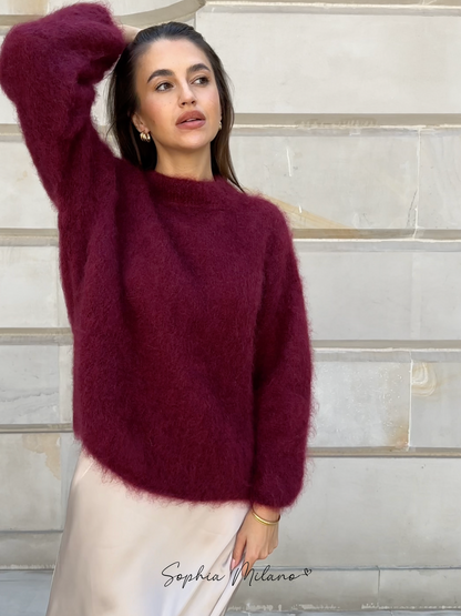SOPHIA - Mohair Rundhals