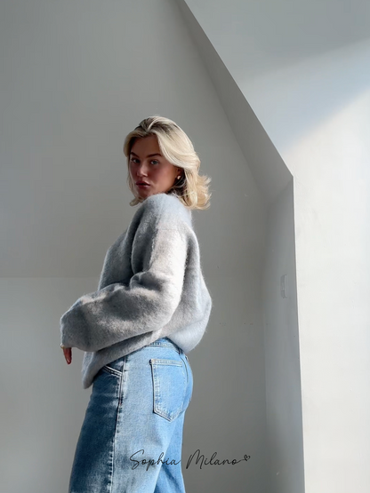 SOPHIA - Mohair Rundhals