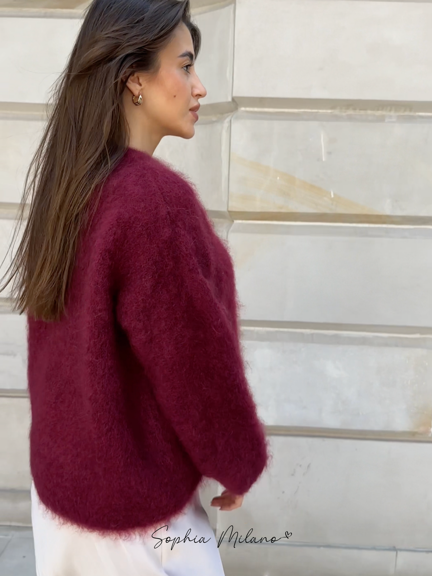 SOPHIA - Mohair Rundhals