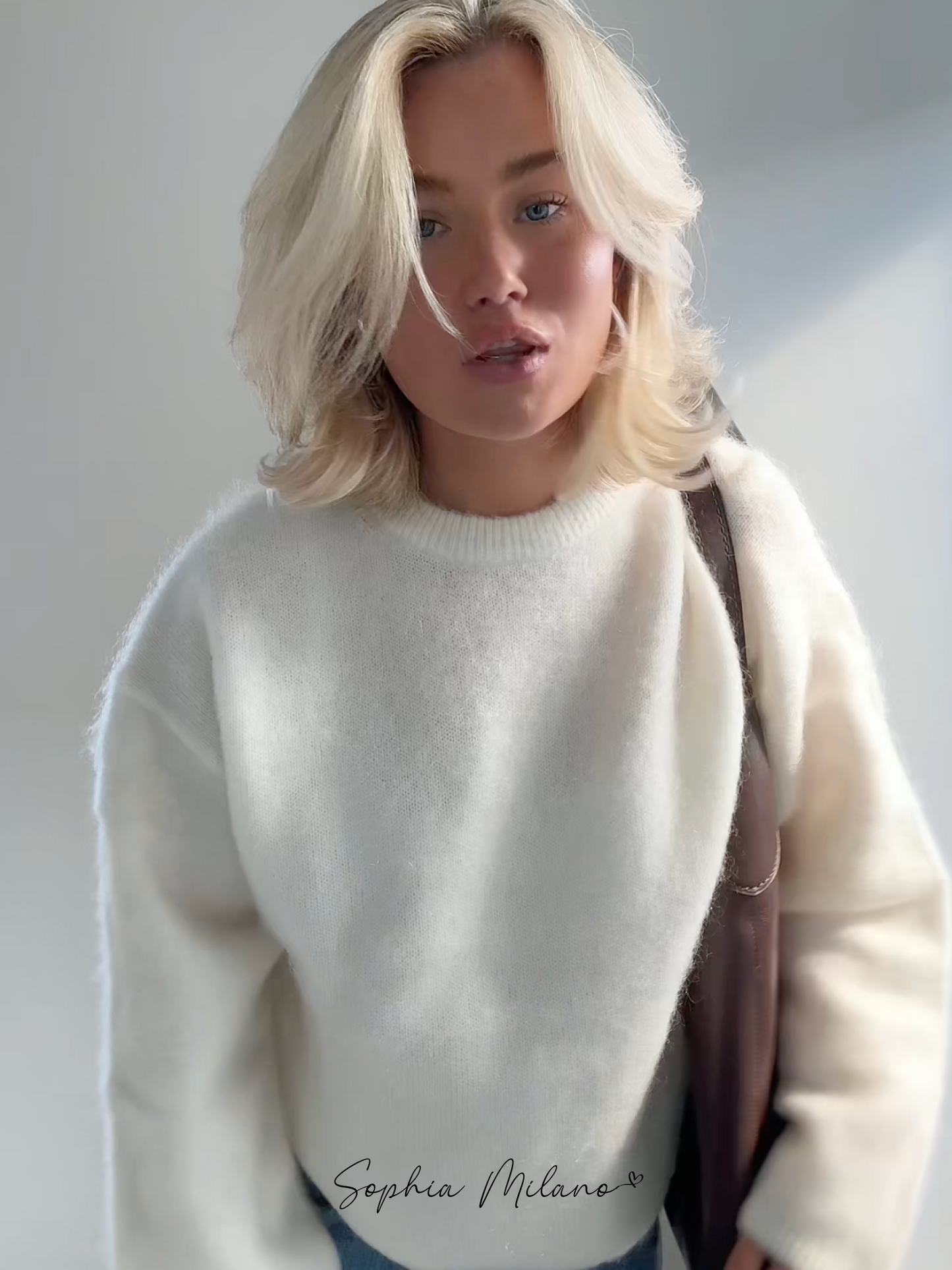 SOPHIA - Mohair Rundhals