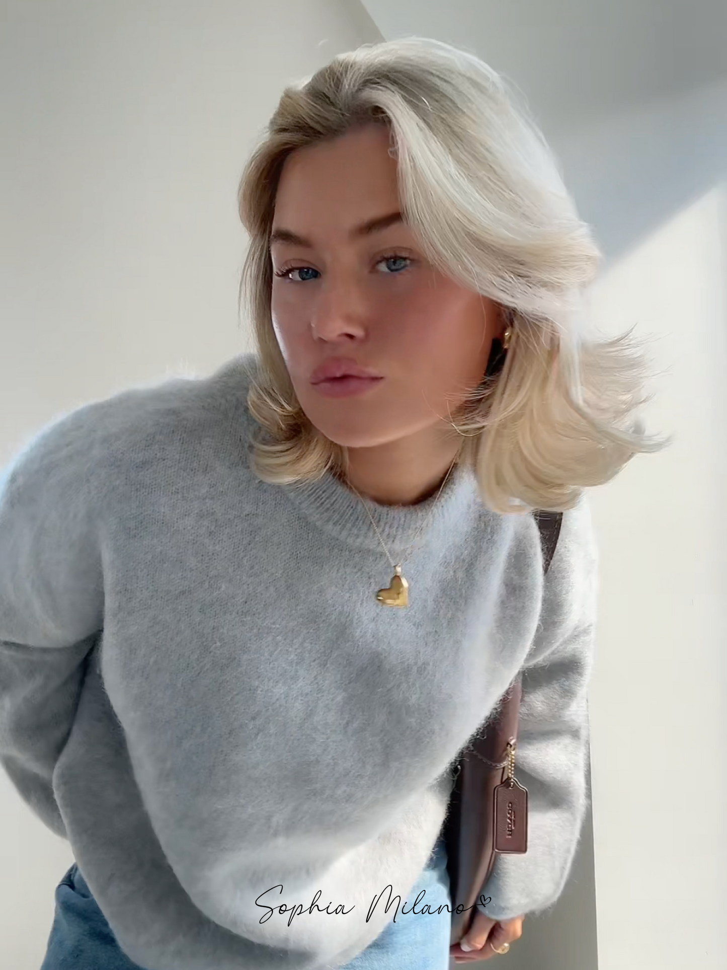 SOPHIA - Mohair Rundhals