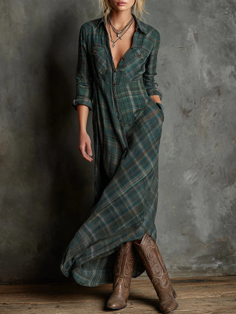 Carisse - Minimalistisches Kleid mit Kragen