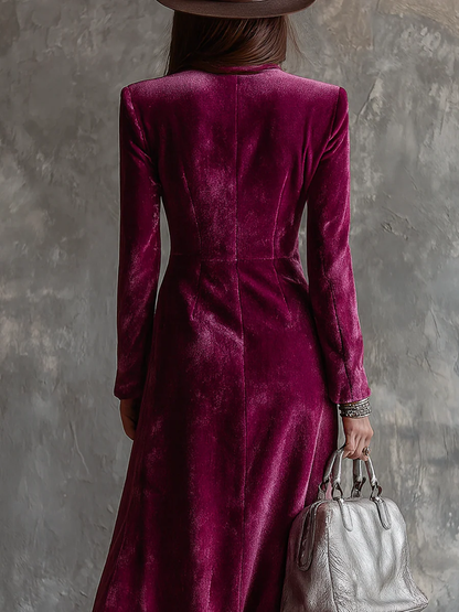Victoria | Samt Blazer Kleid