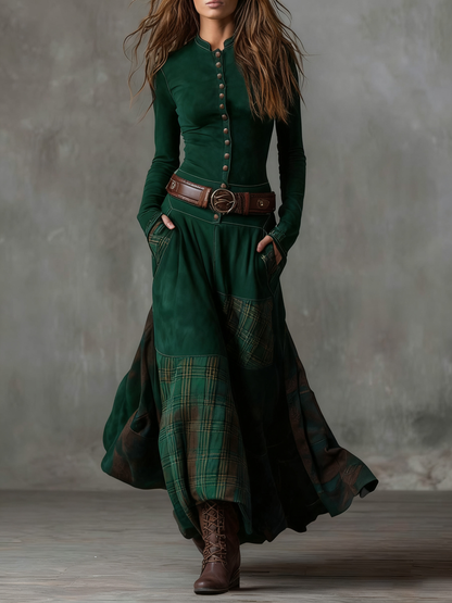 Michelle™ | Maxikleid aus Wildleder