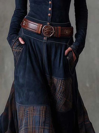 Michelle™ | Maxikleid aus Wildleder