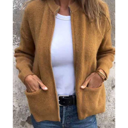 Almira | Lässiger Cardigan mit seitlichen Taschen