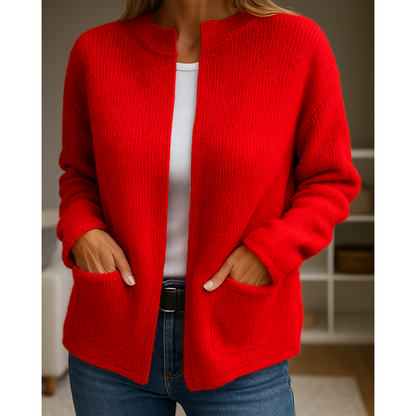 Almira | Lässiger Cardigan mit seitlichen Taschen