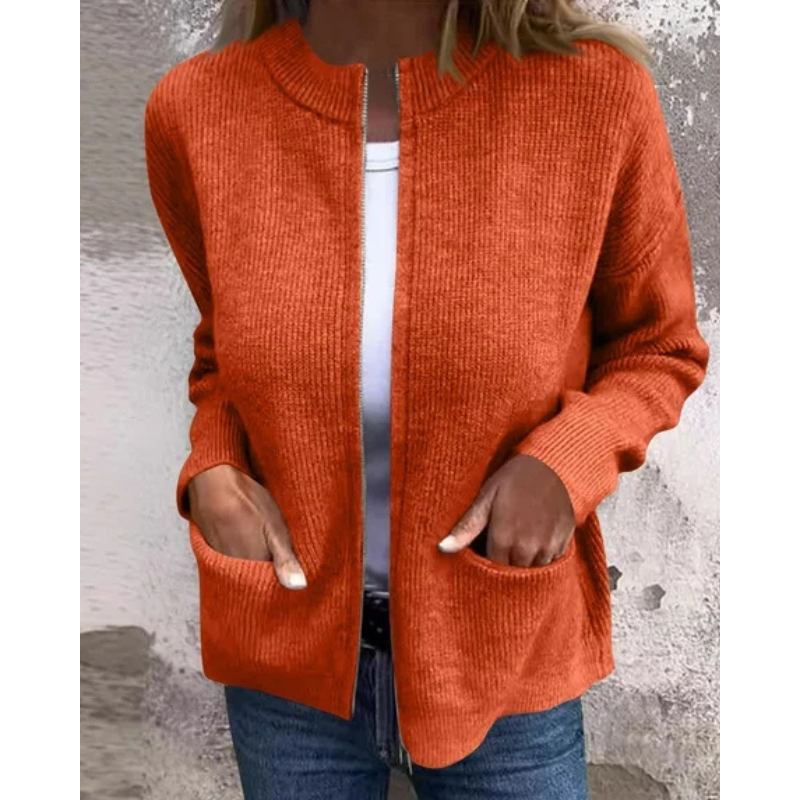 Almira | Lässiger Cardigan mit seitlichen Taschen