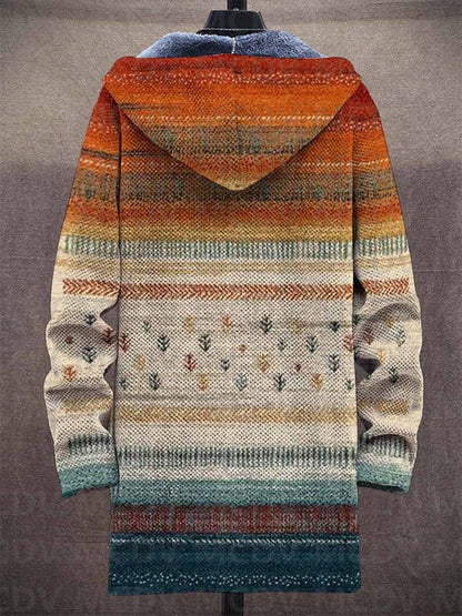 Zalie™ | Luxuriöse Kunstinspirierte Kapuzenjacke mit Reißverschluss