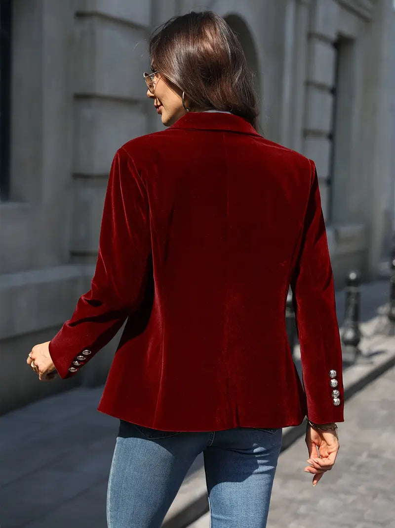 JULISSA | ELEGANTER VELVET BLAZER