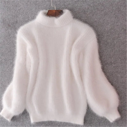 Jessica | Eleganter Pullover mit hohem Kragen