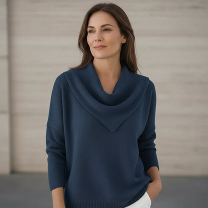 Liora | Warmer Pullover mit weichem Kragen