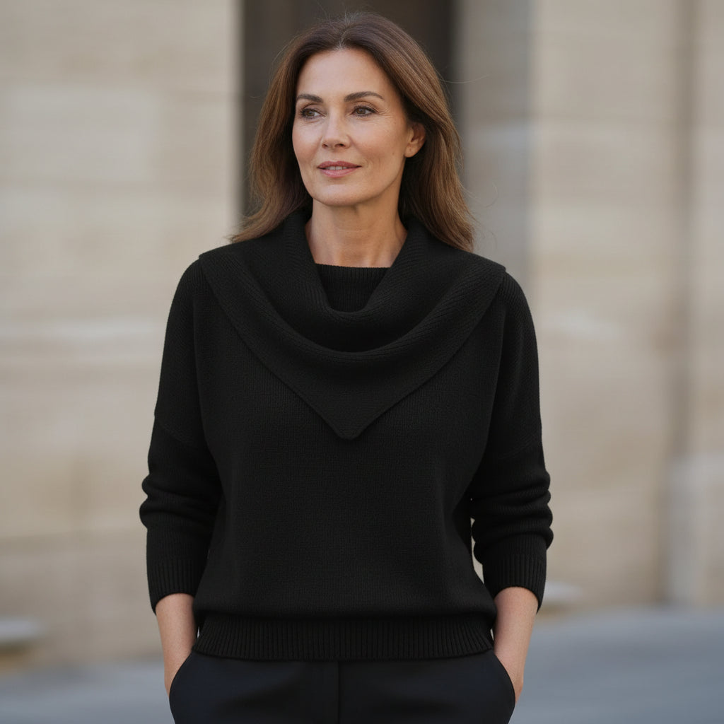 Liora | Warmer Pullover mit weichem Kragen