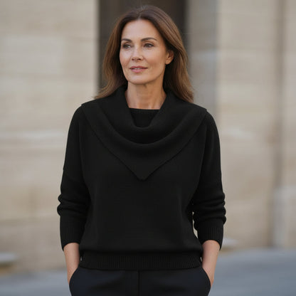 Liora | Warmer Pullover mit weichem Kragen