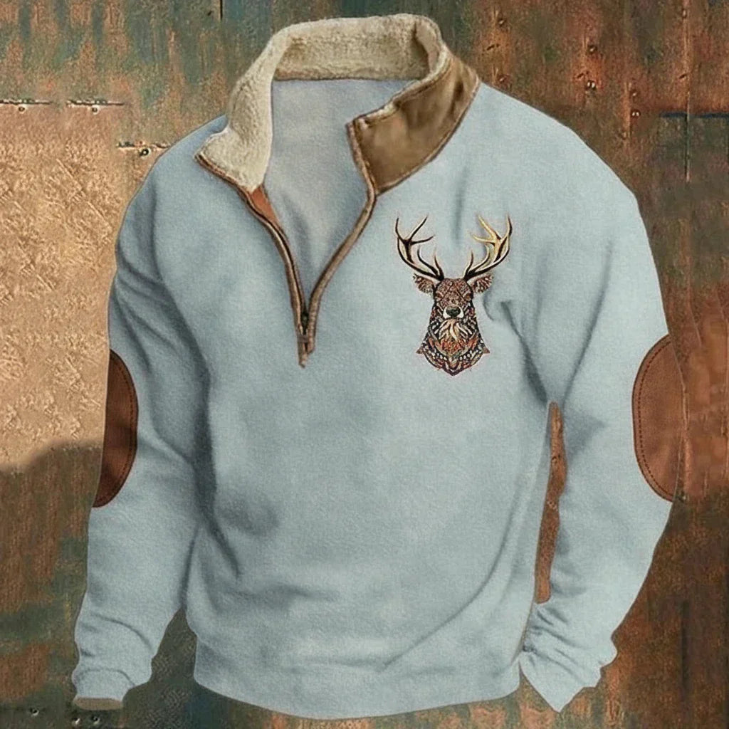 Arthur | Pullover aus nordischem Hirschleder