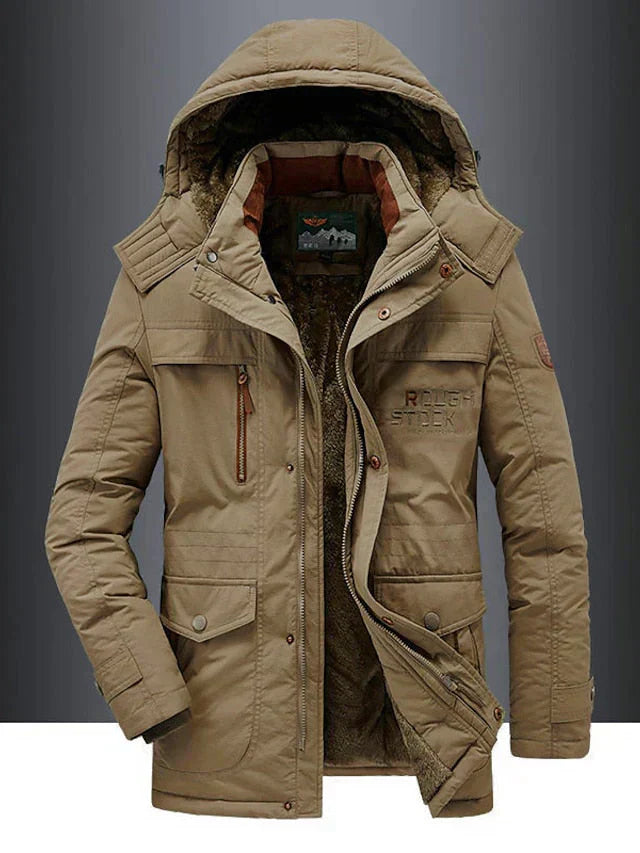 Bjorn - Warme Herren Fleece Winterjacke aus hochwertigem Wollmix