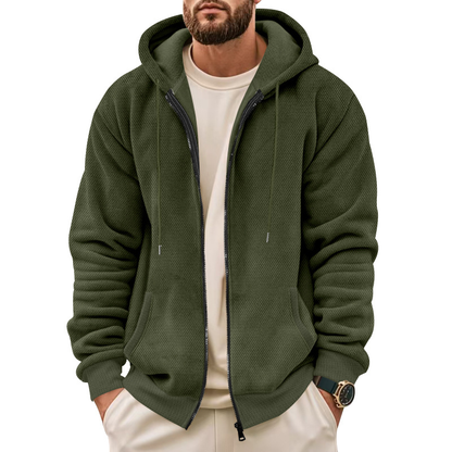 Davide™ | Strukturierte Zip-Hoodie