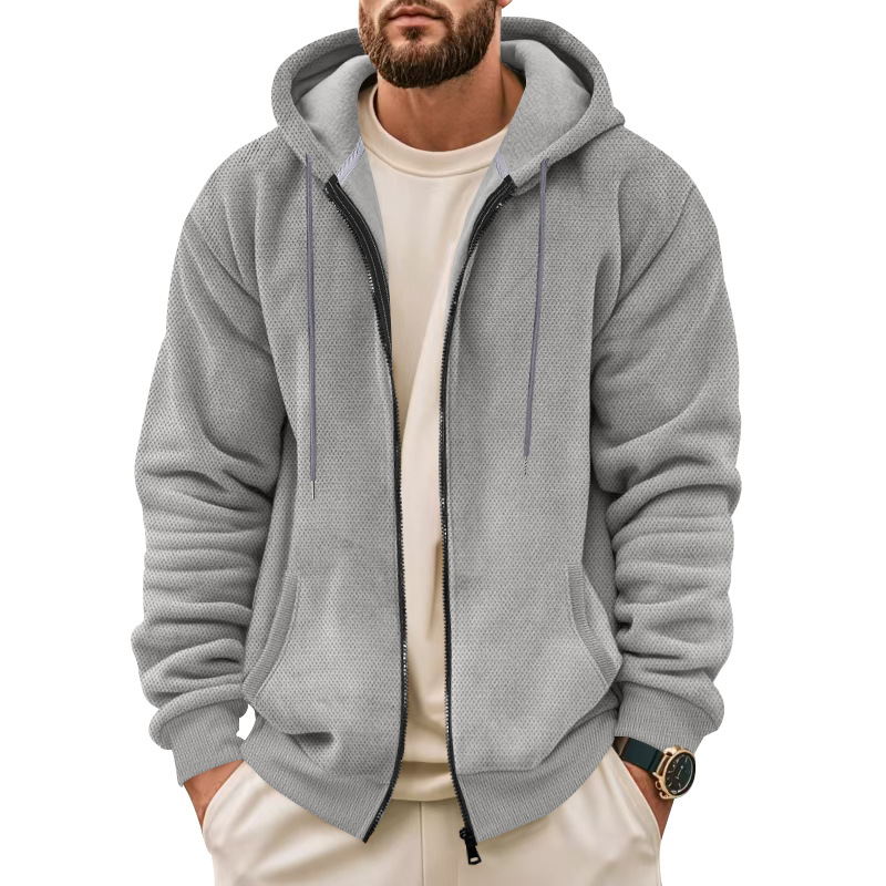 Davide™ | Strukturierte Zip-Hoodie