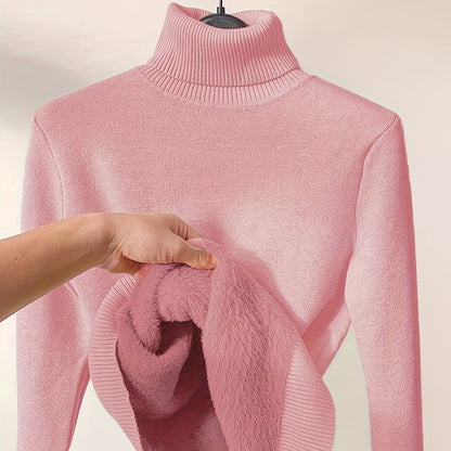 Zella | Weicher Pullover mit hohem Kragen