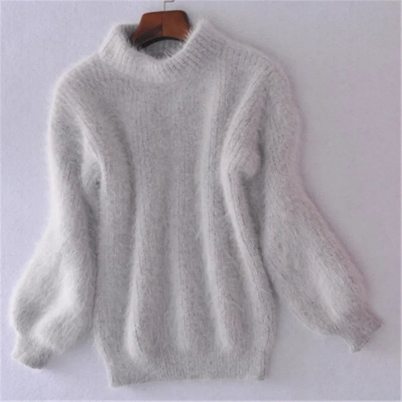 Jessica | Eleganter Pullover mit hohem Kragen