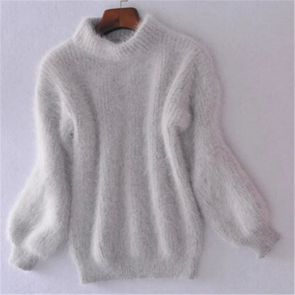 Jessica | Eleganter Pullover mit hohem Kragen
