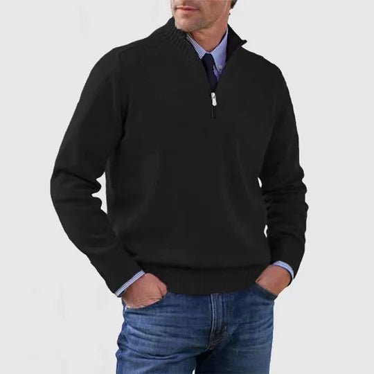 DERRICK™|PULLOVER MIT HALBEN REISSVERSCHLUSS