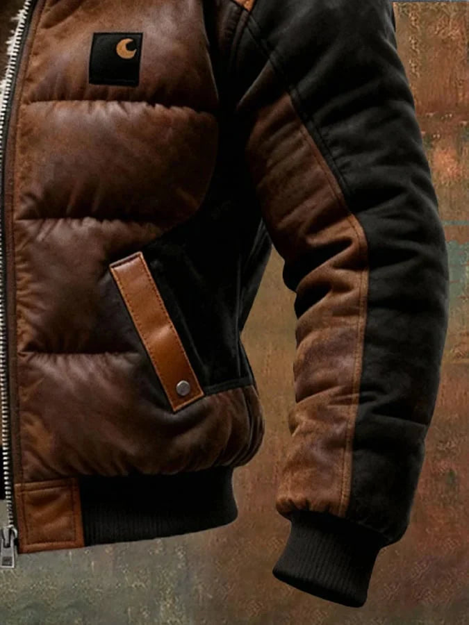 Vanhouten™ | Retro gequiltete doppellagige warme Outdoor-Jacke für Herren