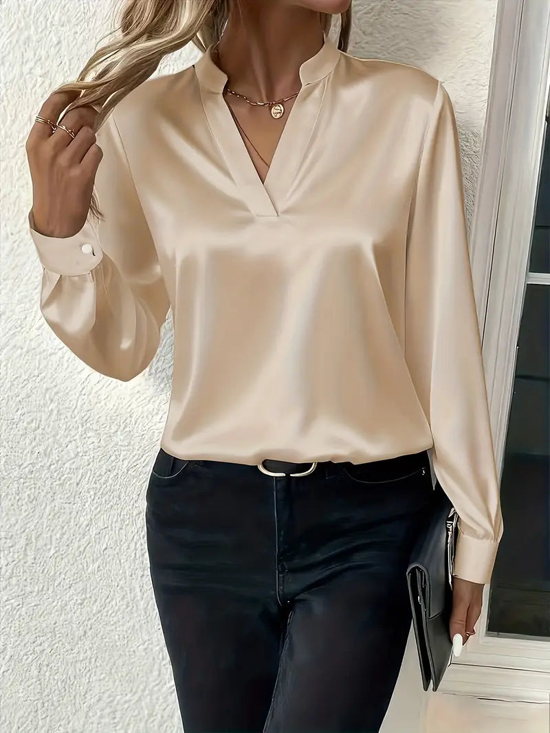 Elegante Bluse aus Satin