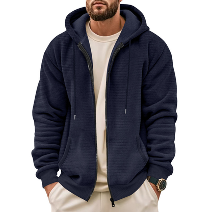 Davide™ | Strukturierte Zip-Hoodie