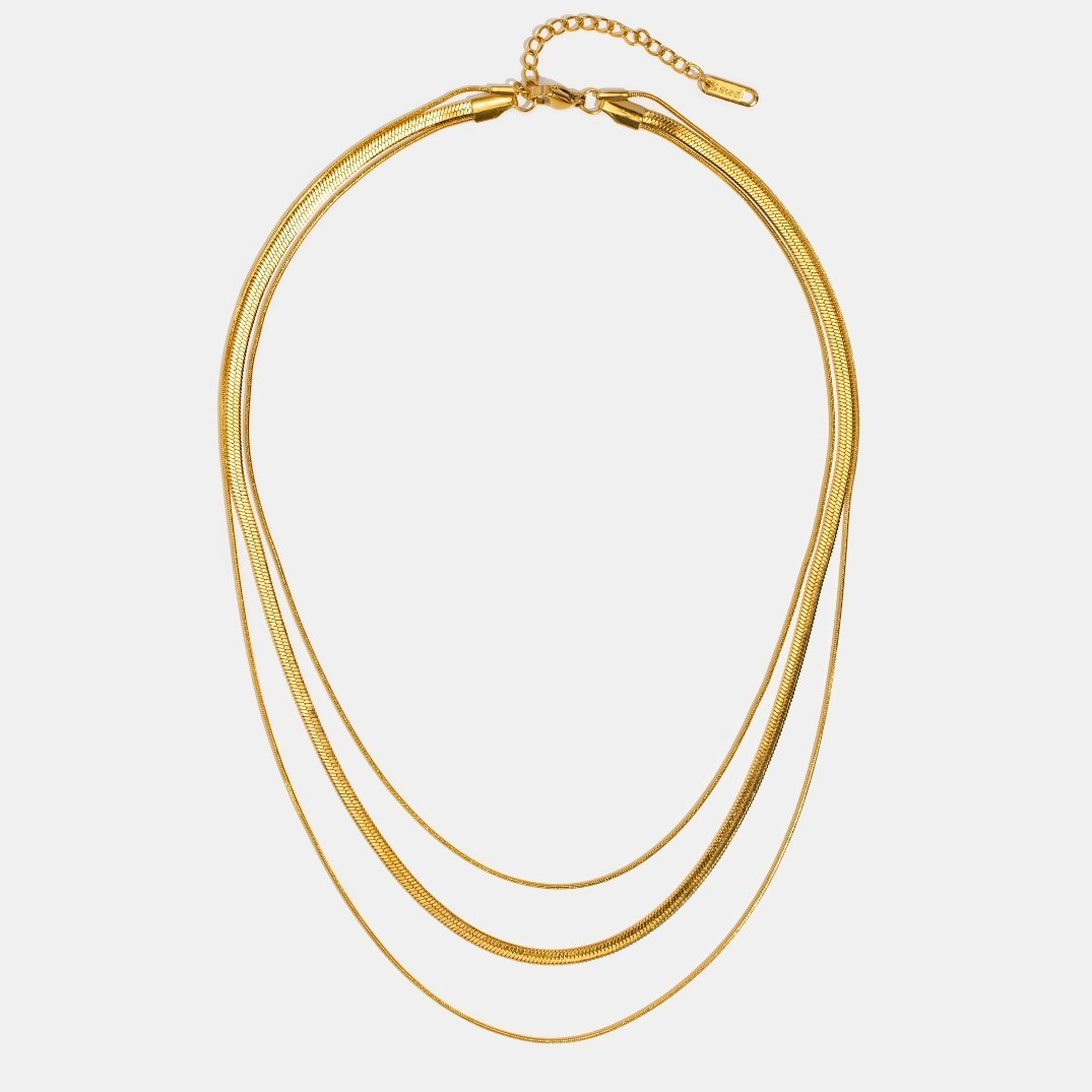 Mehrlagige Goldene Kette