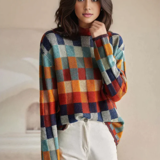 Élise | Hochkragenpullover aus weicher Kaschmirwolle