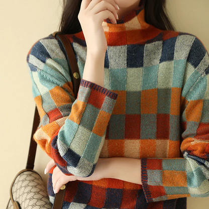 Élise | Hochkragenpullover aus weicher Kaschmirwolle