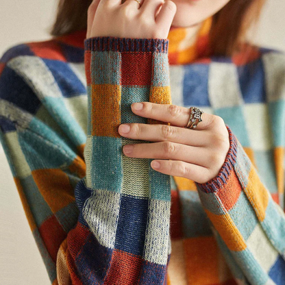 Élise | Hochkragenpullover aus weicher Kaschmirwolle
