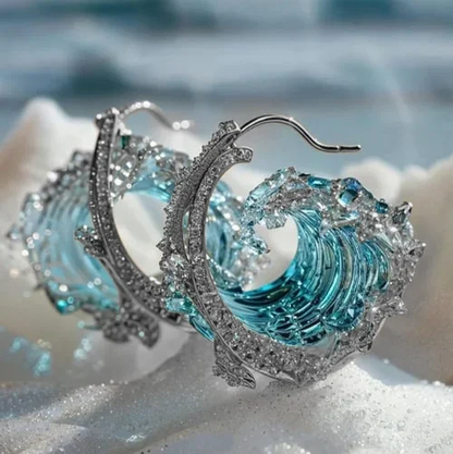 Ozean Schwur Ohrringe