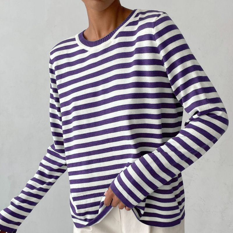 Nicole | Schicker gestreifter Pullover