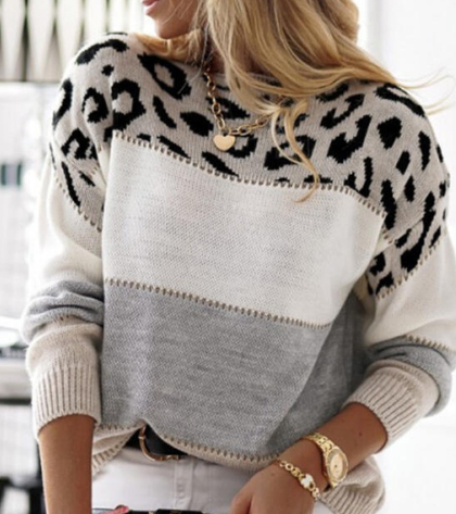 Lela | Auffälliger Leopardenpullover