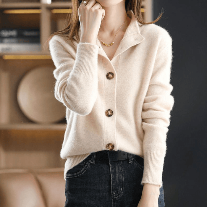 Annie – Luxus-Strickjacke aus Wolle