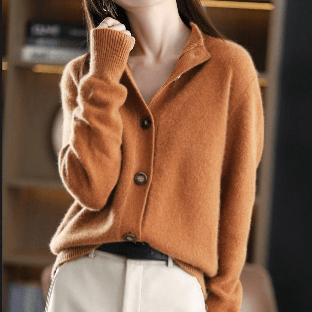 Annie – Luxus-Strickjacke aus Wolle