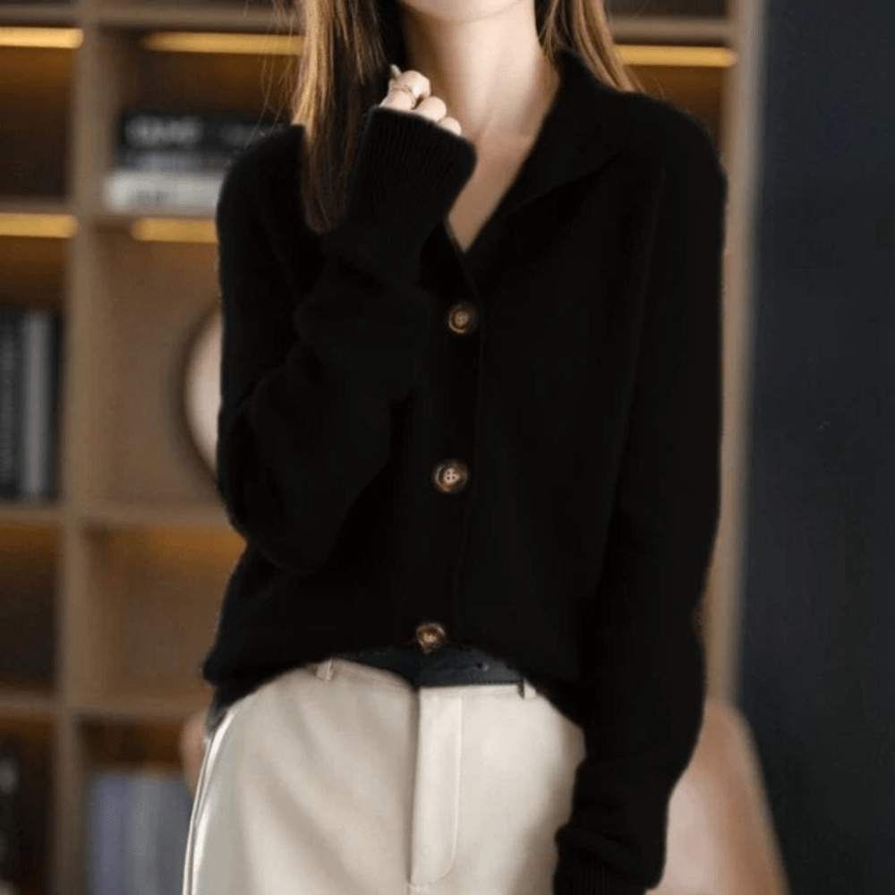 Annie – Luxus-Strickjacke aus Wolle
