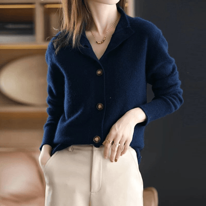 Annie – Luxus-Strickjacke aus Wolle