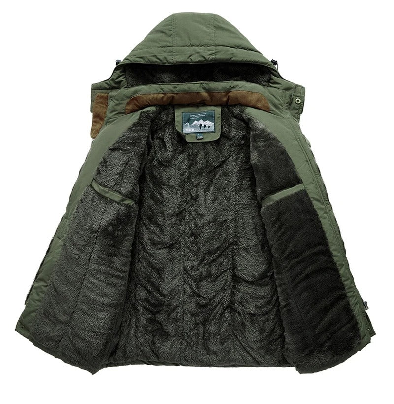 Bjorn - Warme Herren Fleece Winterjacke aus hochwertigem Wollmix